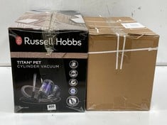 RUSSELL HOBBS TITAN2 PET CYLINDER VACUUM CLEANER TO INCLUDE CYLINDER BAGLESS VACUUM CLEANER