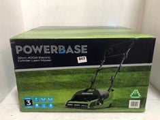 POWERBASE 32CM 400W ELECTRIC CYLINDER LAWN MOWER