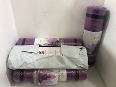 5 X INFINITY YOGA / EXERCISE MAT - LILAC - SIZE 183CM X 61CM X 1CM