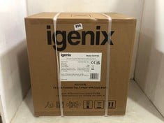 IGENIX 33L COUNTER TOP FREEZER WITH LOCK IN BLACK - RRP £99