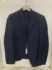 MOSS SLIM FIT INK STRETCH SUIT JACKET IN NAVY BLUE 46R - RRP £119