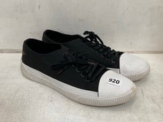 HUGO BOSS ZEROTENN NYLON TRAINERS IN BLACK SIZE 10 - RRP £119