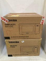 2 X TOSHIBA MICROWAVE OVEN MODEL NO- ML-EM23P(SS)