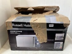 RUSSELL HOBBS HONEYCOMB COMPACT GREY MANUAL MICROWAVE OVEN 700W MODEL NO- RHMM715G