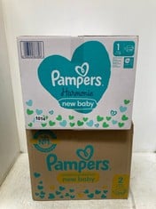 PAMPERS HARMONIE NEW BABY GROUP 1 NAPPIES AND PAMPERS PREMIUM PROTECTION NEW BABY GROUP 2