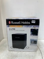 RUSSELL HOBBS 8L BLACK GLASS MINI FRIDGE MODEL NO- RH8CLR8001B