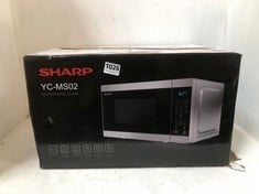 SHARP MICROWAVE OVEN 20L 800W MODEL NO- YC-MS02U IN SILVER