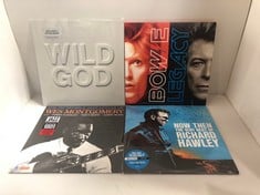 5 X ASSORTED VINYL RECORDS TO INCLUDE LEGACY BT DAVID BOWIE VINYL