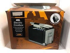 ELECTRIC 40 LITRE COOL BOX WITH PULL OUT HANDLE AND WHEELS RRP- £95