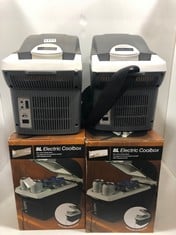 4 X ELECTRIC 8 LITRE COOL BOXES TOTAL RRP- £160