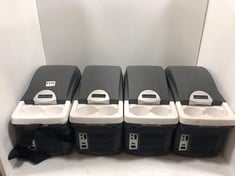 4 X ELECTRIC 8 LITRE COOL BOXES TOTAL RRP- £160