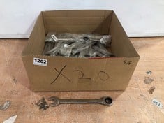 BOX OF 20 X ADVANCED RATCHET SPANNER 5/8