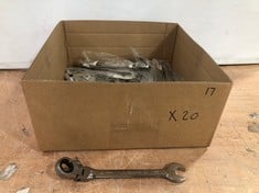 BOX OF 20 X ADVANCED FLEX RATCHET 17MM