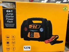 6-IN-1 JUMP STARTER POWER PACK RRP- £99.99