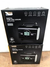 2 X ADVANCED DIGITAL TYRE AND LEISURE INFLATOR TOTAL RRP- £120