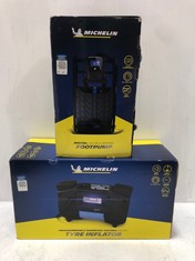 MICHELIN PROGRAMMABLE SUPERFAST 4X4/SUV DIGITAL TYRE INFLATOR TO INCLUDE MICHELIN DIGITAL DOUBLE BARREL FOOTPUMP