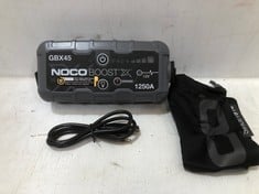 NOCO BOOST X GBX45 1250A ULTRASAFE PORTABLE LITHIUM CAR JUMP STARTER RRP- £140