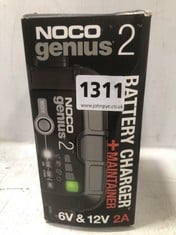 NOCO GENIUS 2 BATTERY CHARGER + MAINTAINER 6V & 12V