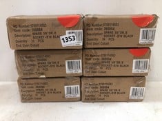 6 X BOXES OF SPARE 3/8" DR. E SOCKET - E18 BLACK 30PCS PER BOX