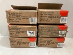 6 X BOXES OF ASSORTED SOCKETS TO INCLUDE SPARE 3/8" DR 12PT DEEP SOCKET 12MM BLACK 20PCS