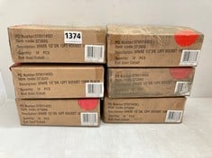 6 X BOXES OF SPARE 1/2" DR. 12PT SOCKET 15MM BLACK 30PCS PER BOX