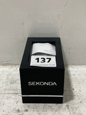 SEKONDA STAINLESS STEEL MESH STRAP WATCH