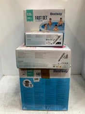 4 X ASSORTED ITEMS TO INCLUDE BESTWAY FAST SET FILL & RISE POOL