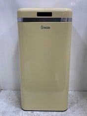 SWAN RETRO 45L SQUARE SENSOR BIN CREAM