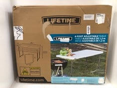 LIFETIME 4 FOTT ADJUSTABLE FOLDING TABLE