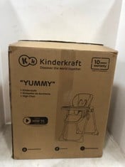 KINDERKRAFT YUMMY HIGHCHAIR - RRP £109