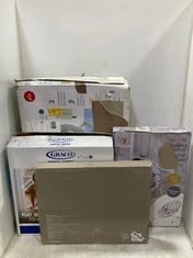 4 X ASSORTED ITEMS TO INCLUDE GRACO BUMPER JUMPER DOORWAY JUMPER