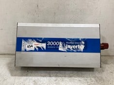 STREETWIZE 3000W (6000W PEAK) MODIFIED SINE WAVE INVERTER INVERTER SWINV3000 - RRP £455