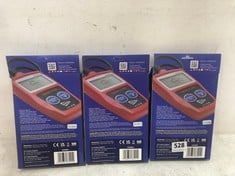 3 X STREETWIZE DELUXE OBD II FAULT CODE READER SWOBD4