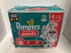 PAMPERS BABY-DRY LIMITED EDITION PAW PATROL SIZE 4 NAPPIES 222 PACK