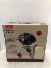 GRILL CHEF KETTLE BBQ BLACK