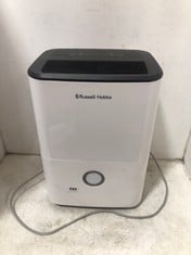 RUSSELL HOBBS 20L DEHUMIDIFIER WHITE & BLACK RHDH2002 - RRP £189