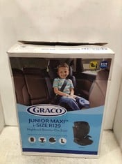 GRACO JUNIOR MAXI I-SIZE R129 HIGHBACK BOOSTER CAR SEAT