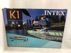 INTEX CHALLENGER K1 INFLATABLE 1 PERSON KAYAK