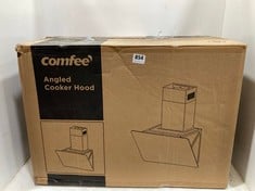 COMFEE ANGLED COOKER HOOD BLACK ANGJ64B-60-PRO