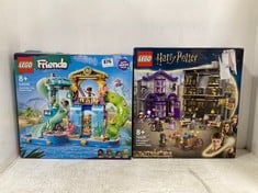 LEGO FRIENDS 42630 HEARTLAKE CITY WATER PARK TO INCLUDE LEGO HARRY POTTER 76439 OLLIVANDERS & MADAM MALKIN'S ROBES