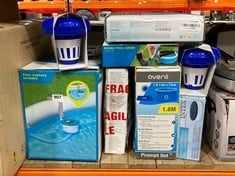 8 X ASSORTED ITEMS TO INCLUDE BESTWAY POOL SURFACE SKIMMER