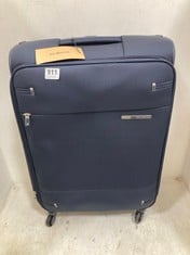 SAMSONITE NAVY 4 WHEEL TRAVEL CASE