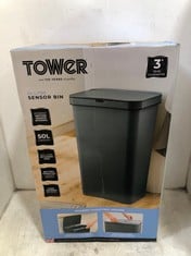 TOWER 50L SENSOR BIN