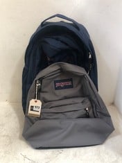 JANSPORT SUPERBREAK ONE GREY BACKPACK TO INCLUDE JANSPORT DRIVER 8 NAVY 2 WHEEL BACKPACK