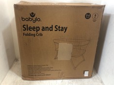 BABYLO SLEEP & STAY FOLDING CRIB