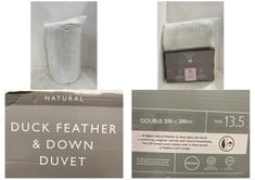 JOIHN LEWIS DUCK FEATHER & DOWN DUVET - TOG 13.5 IN SIZE DOUBLE - RRP £255