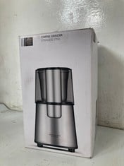 3 X ASSORTED JOHN LEWIS ITEMS TO INCLUDE COFFEE GRINDER IN STAINLESS STEEL