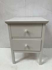 JOHN LEWIS WILTON 2 DRAWER BEDSIDE LINEN (BOX 1 OF 1) - RRP Â£109