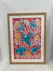 JOHN LEWIS ELLEN MERCHANT 'SOLSTICE' FRAMED PRINT & MOUNT - RRP £70