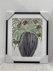 JOHN LEWIS LA POIRE 'MAY TULIPS' FRAMED PRINT & MOUNT - RRP £70